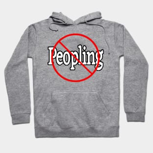 🚫 Peopling - Misanthrope - Front Hoodie